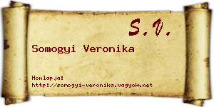 Somogyi Veronika névjegykártya